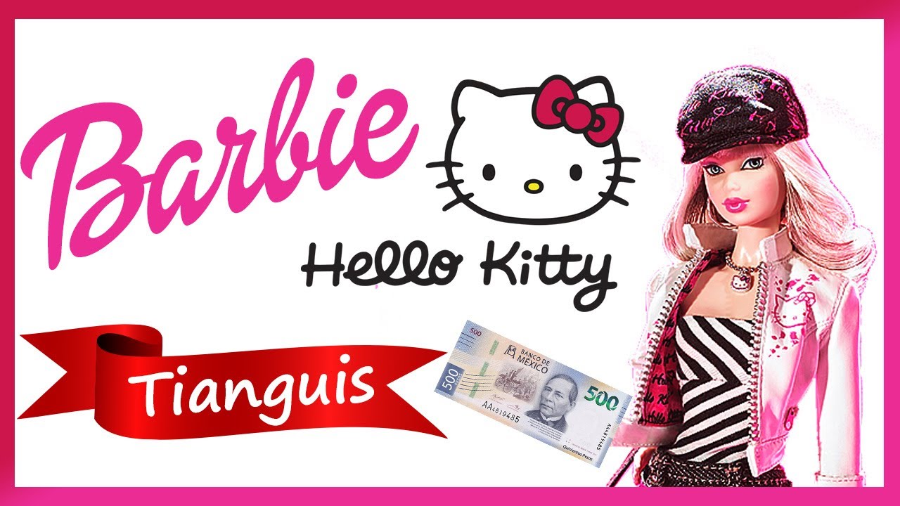Hello Kitty Barbie 2007 - por solo $500 pesos, rescatada del tianguis - ¡conozcamosla a detalle!