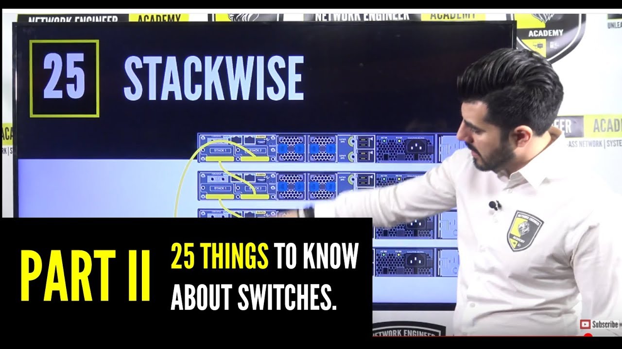PART II - THE 25 THINGS to know about SWITCHES  (NEW video 4K) CCENT CCNA