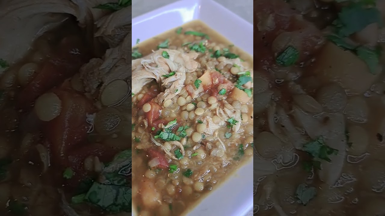 Instant Pot Chicken & Lentil Soup (30 Min Meal) 