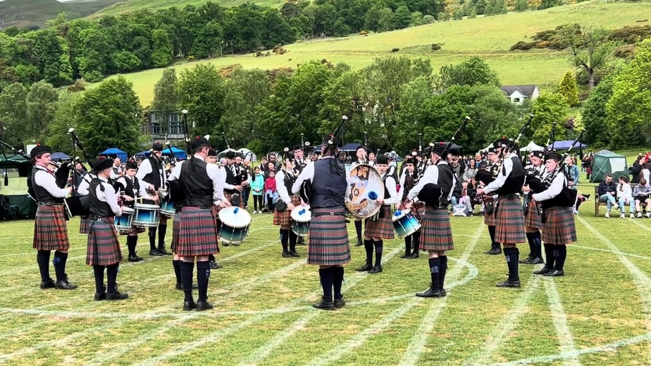 Dollar Pipe Band Contest May 25, Nov Juvenile A, Lochgelly High School