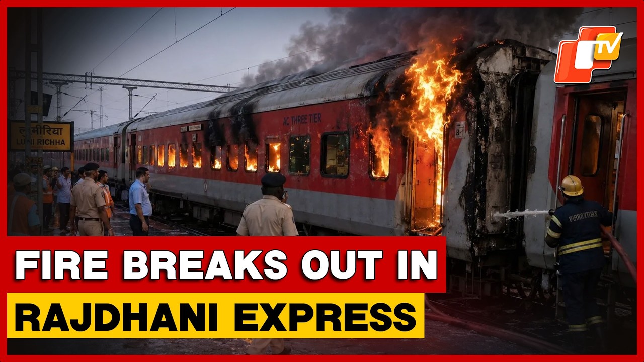 Fire Breaks Out In Rajdhani Express Coach, Passengers Evacuated