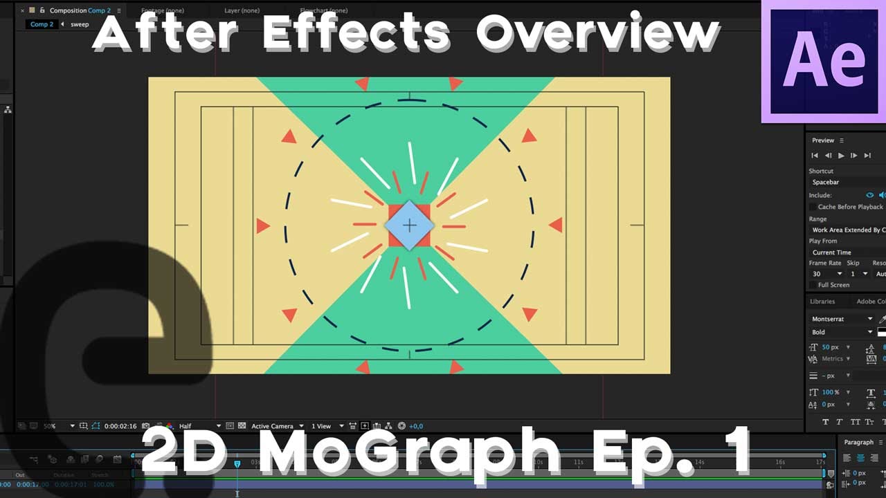 After Effects: Basic 2D Motion Graphics Tutorial | Episode 1 (Overview)