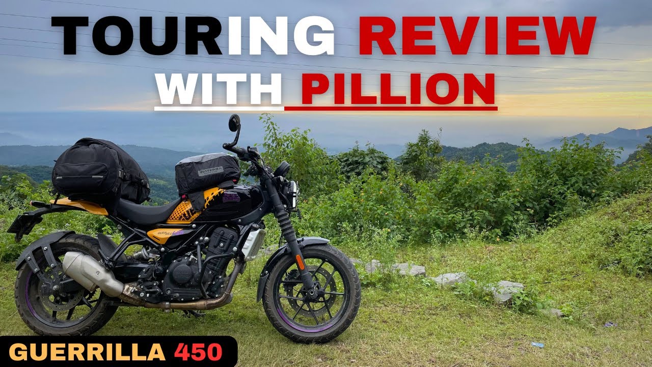 GUERRILLA 450 - Touring review with Pillion || Pillion comfort on Guerrilla 450