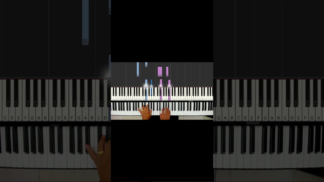 Coro do  Hino Al&eacute;m Do Rio   #piano #hinario #tocarnaigreja #hino #pianotutorial #adventista