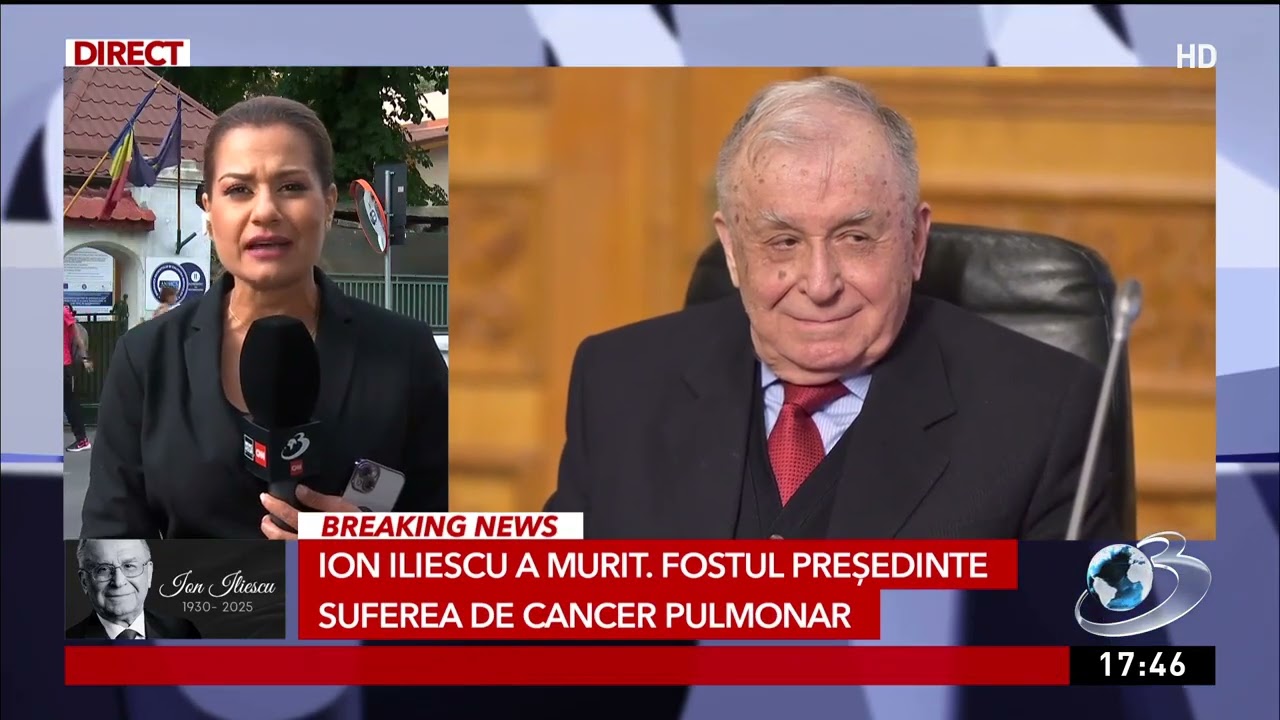 A murit fostul președinte Ion Iliescu, la vârsta de 95 de ani