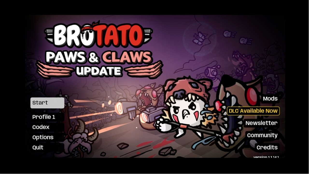 Testing out the New Paws & Claws Update - Brotato