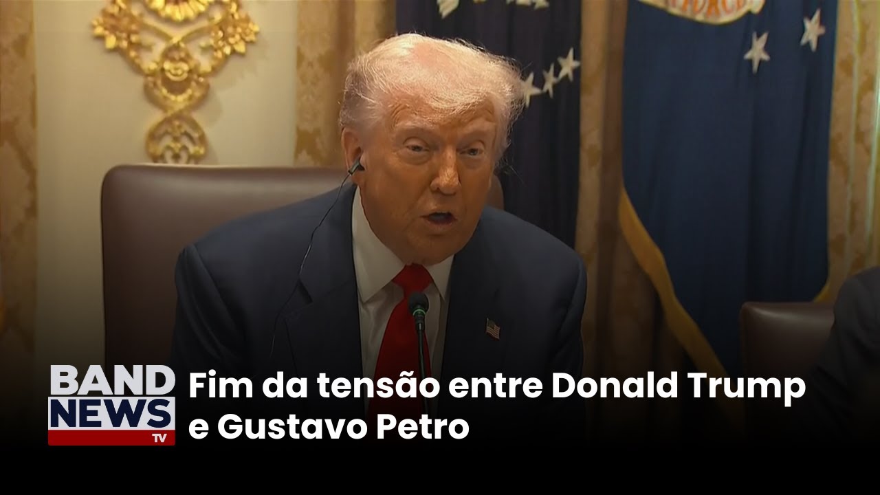 Fim da tensão entre Donald Trump e Gustavo Petro | BandNewsTV