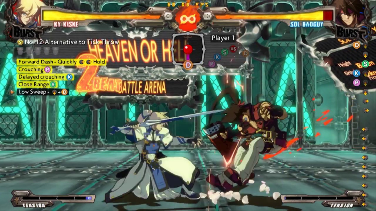 Guilty Gear Xrd Rev2 - Universal Mission 12 (Alternative to Tick Throw)