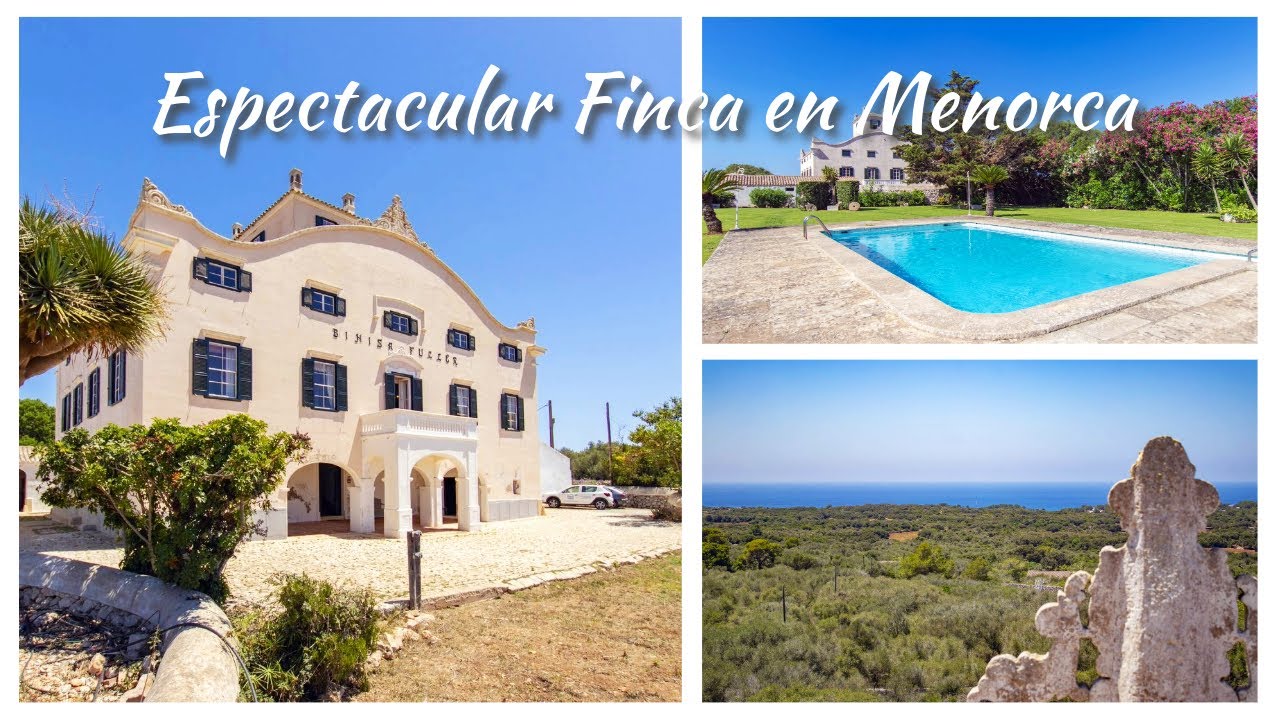 Majestuosa casa señorial con vistas al mar en Sant Lluis [MENORCA] Ref 91971