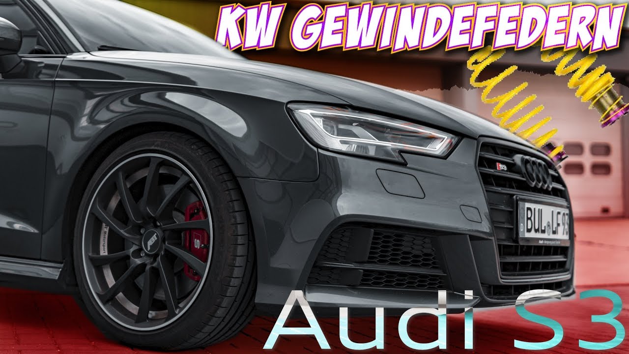 Audi S3 8V KW Gewindefedern + SCC Spuplatten [ AHindustries ]