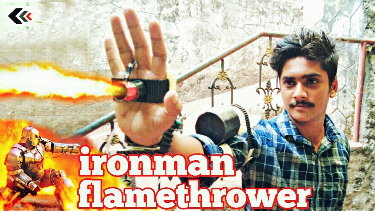 How to Build an IRON MAN Hand Flamethrower |I BUILT a REAL Iron Man Flamethrower | ironman| skillway