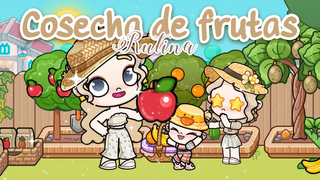 Un Día Cosechando Frutas con Mamá 🍎🌳 | Avatar World