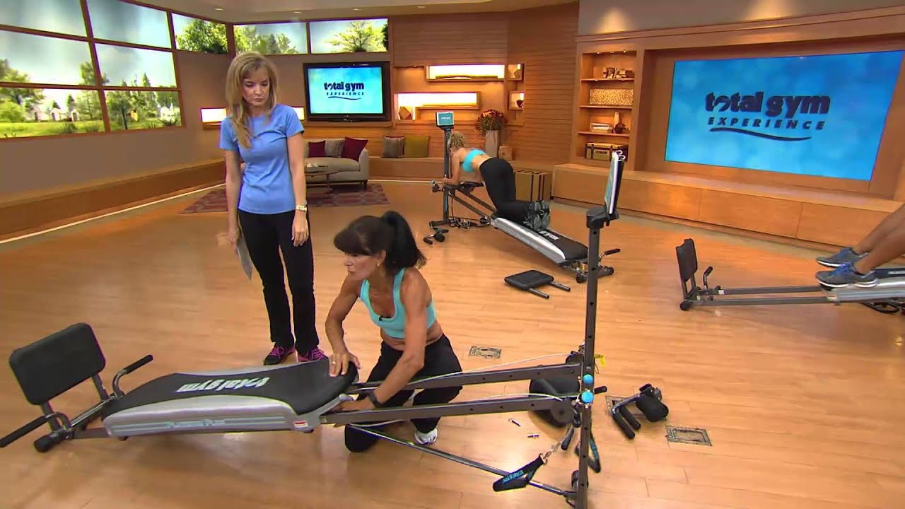Total Gym Platinum Plus w/8 Attachments & 4 DVDs with Jennifer Coffey
