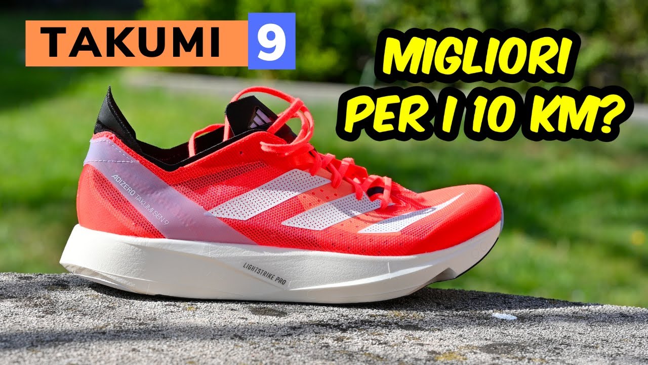 Adidas Takumi Sen 9: la recensione della scarpa +di veloce di Adidas?