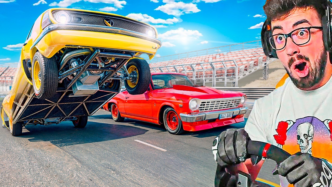ACCIDENTES en CARRERAS DRAG 💥 | BeamNG Drive