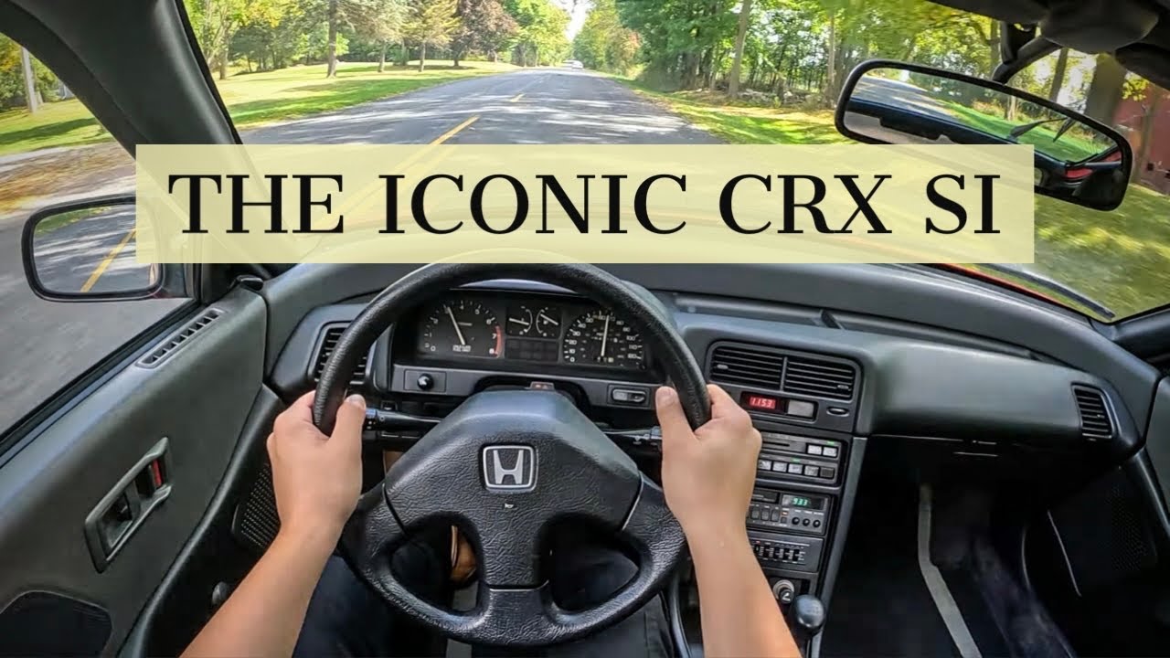 1988 Honda CRX Si • POV Drive Binaural Audio