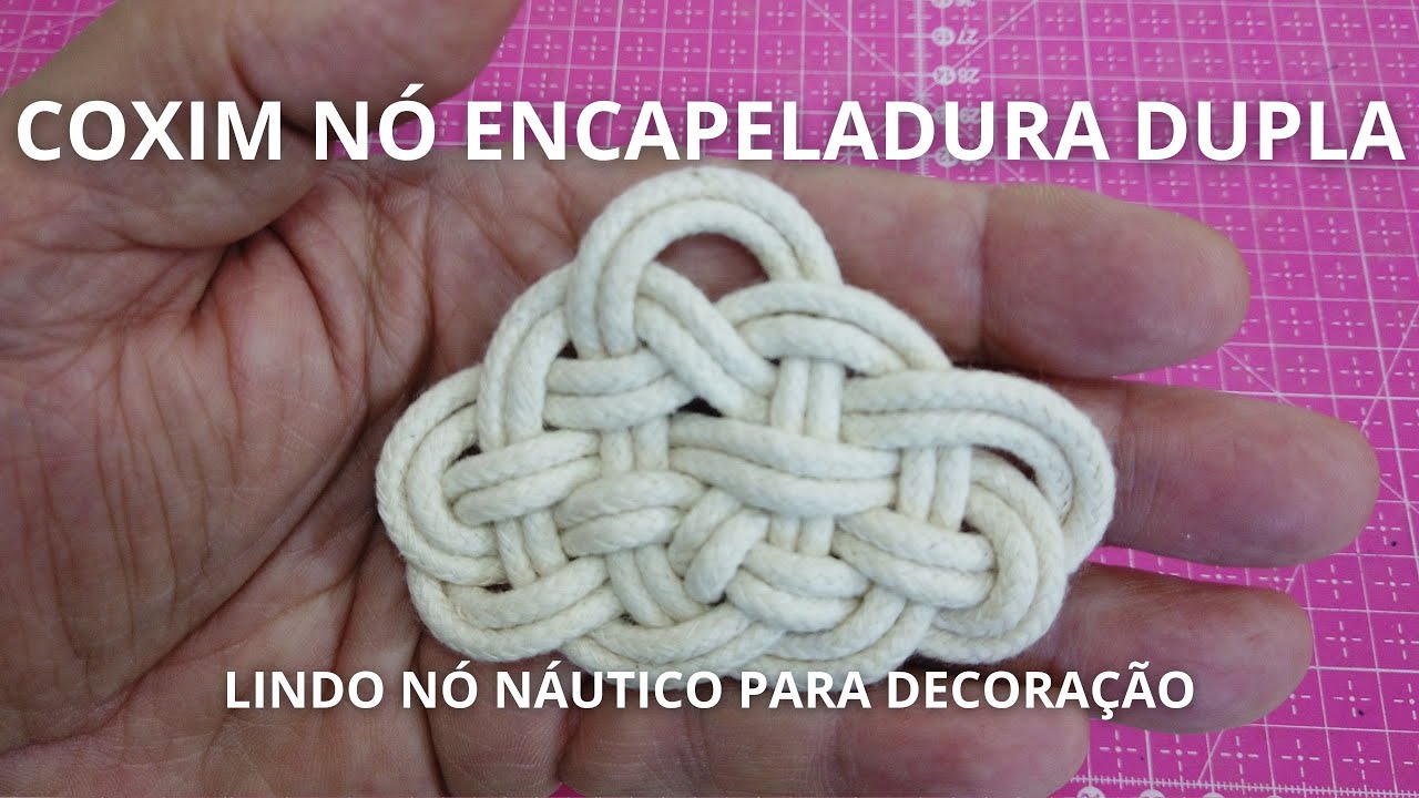 Como fazer nó encapeladura dupla - Nó de marinheiro