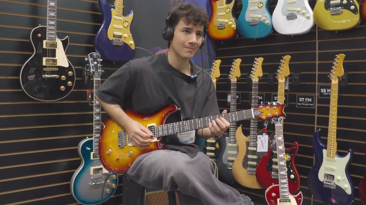 DEMO: Sire Q7 Cherry Burst NAMM Show 2025 (ft. 