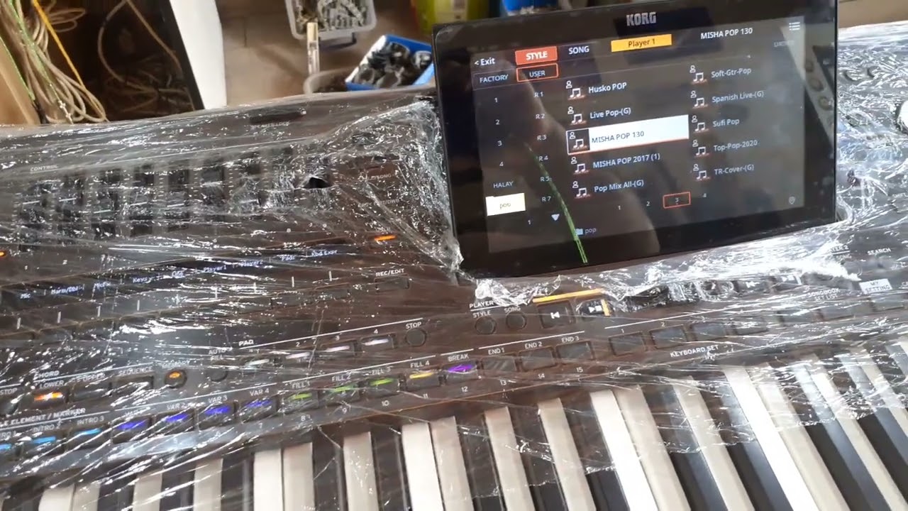 korg pa5x azeri set