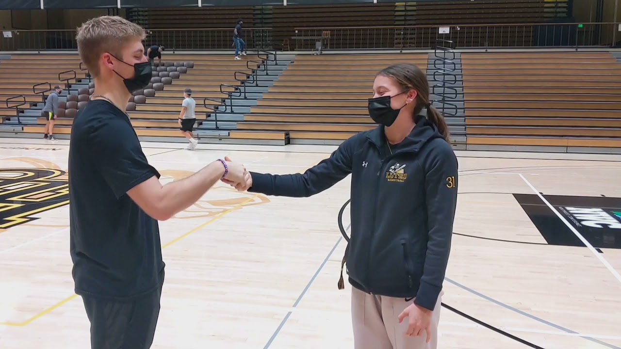 PLU Basketball Handshakes