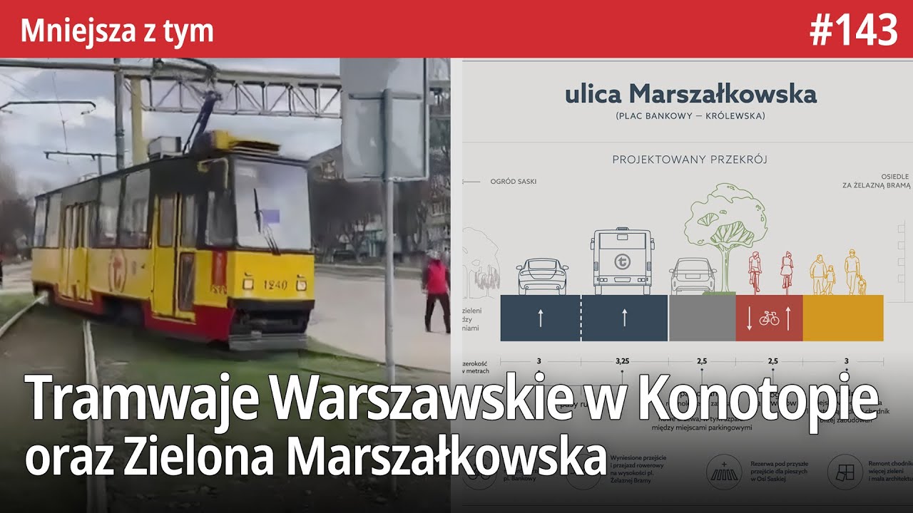 #143 Tramwaje Warszawskie w Konotopie, Chrzanów bez komunikacji czy Marywilska wahadłowa - MZt...
