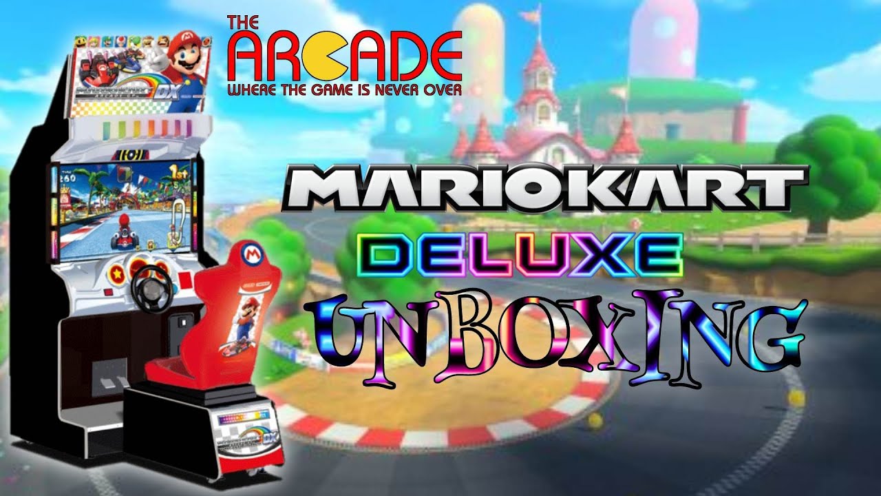 Mario Kart Deluxe Unboxing And Gameplay At The New Arcade In Wichita, KS