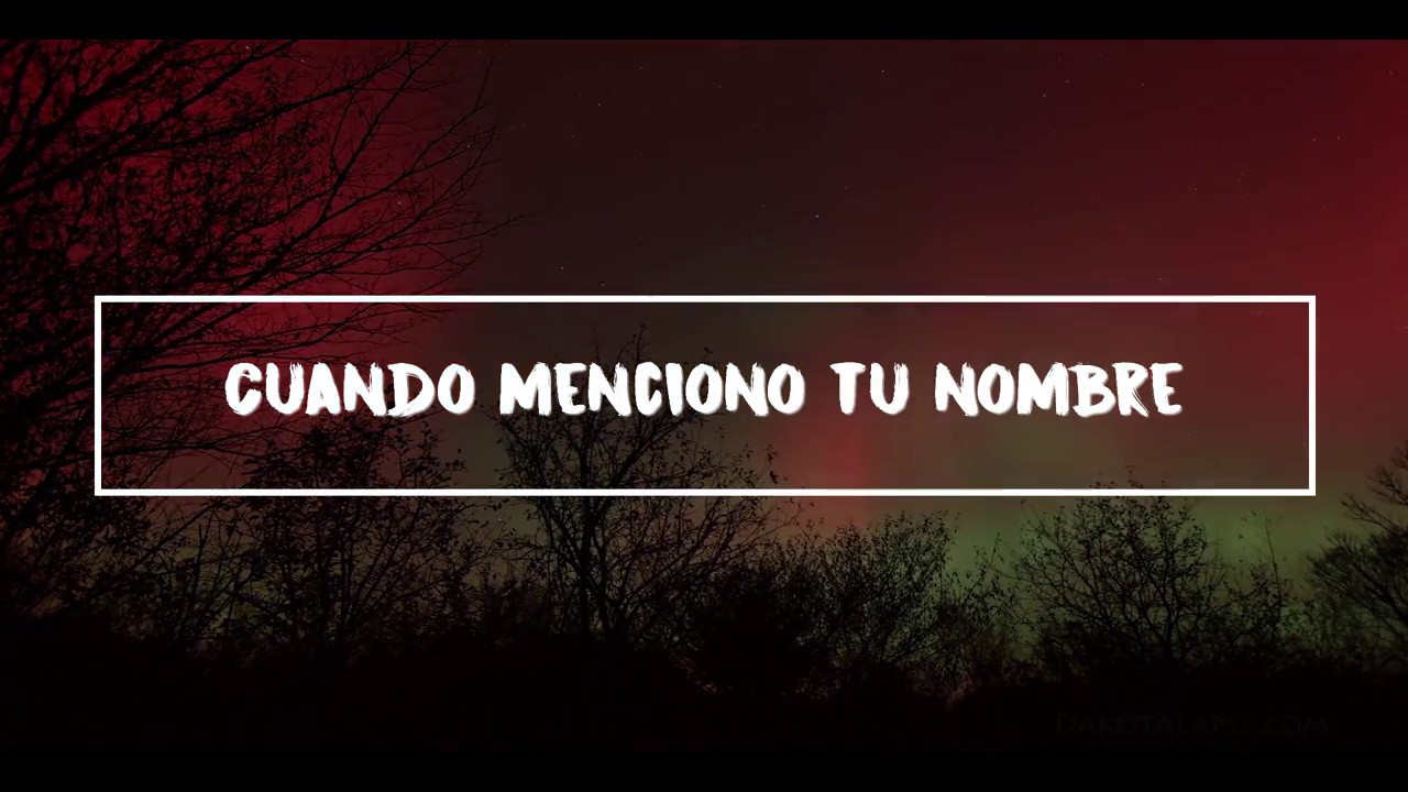 Veinte Veinte - Cuando Menciono Tu Nombre (Oficial Video Lyrics)