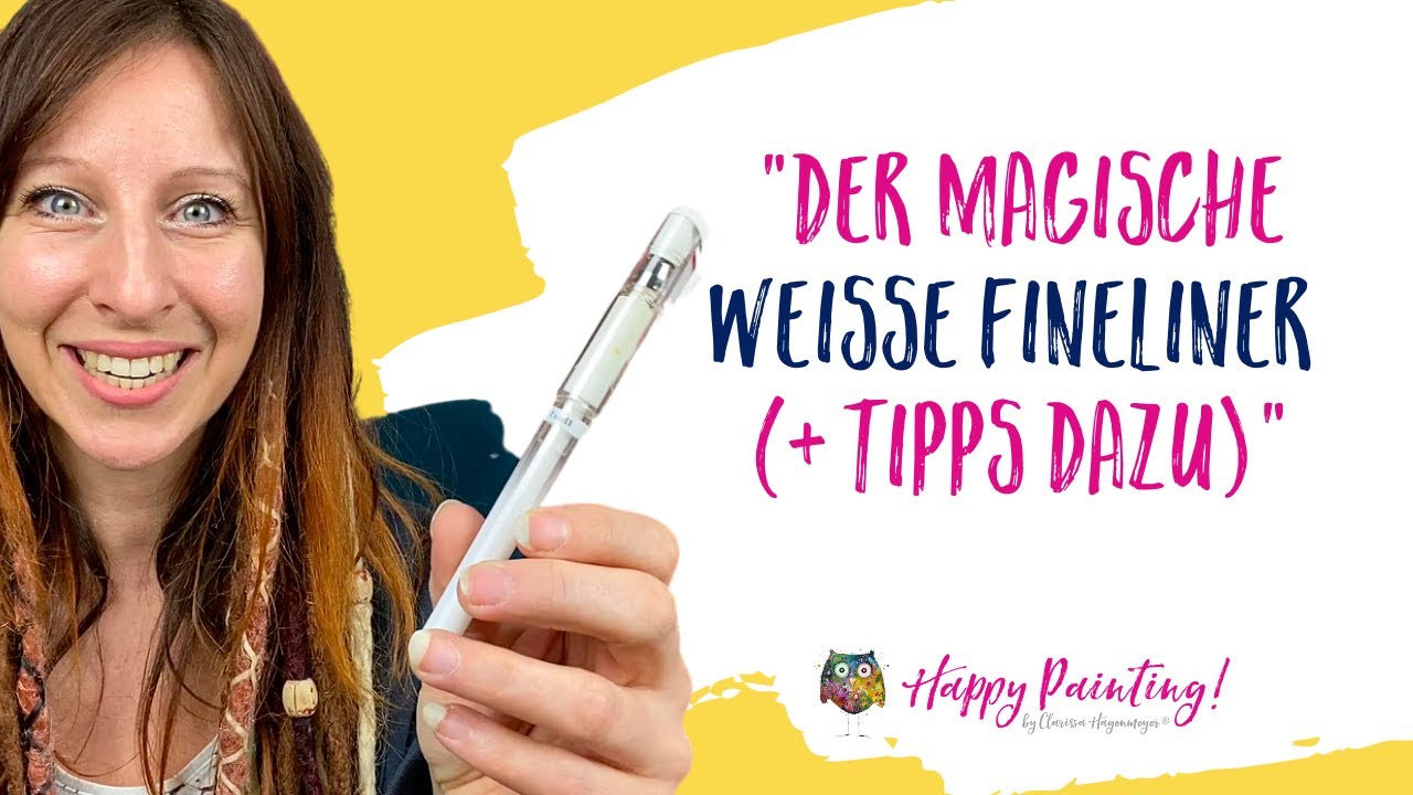 Der magische wei&szlig;e Fineliner (+ Tipps dazu)