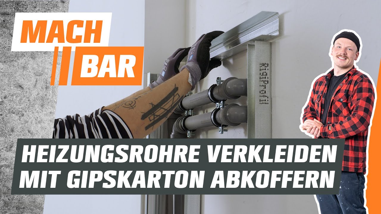 Heizungsrohre abkoffern – so geht’s | OBI