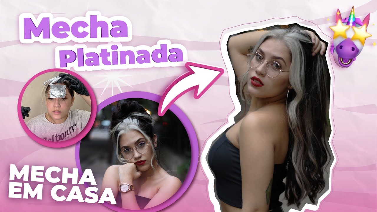 Como fazer a franja platinada | Cabelo da vampira do X-men