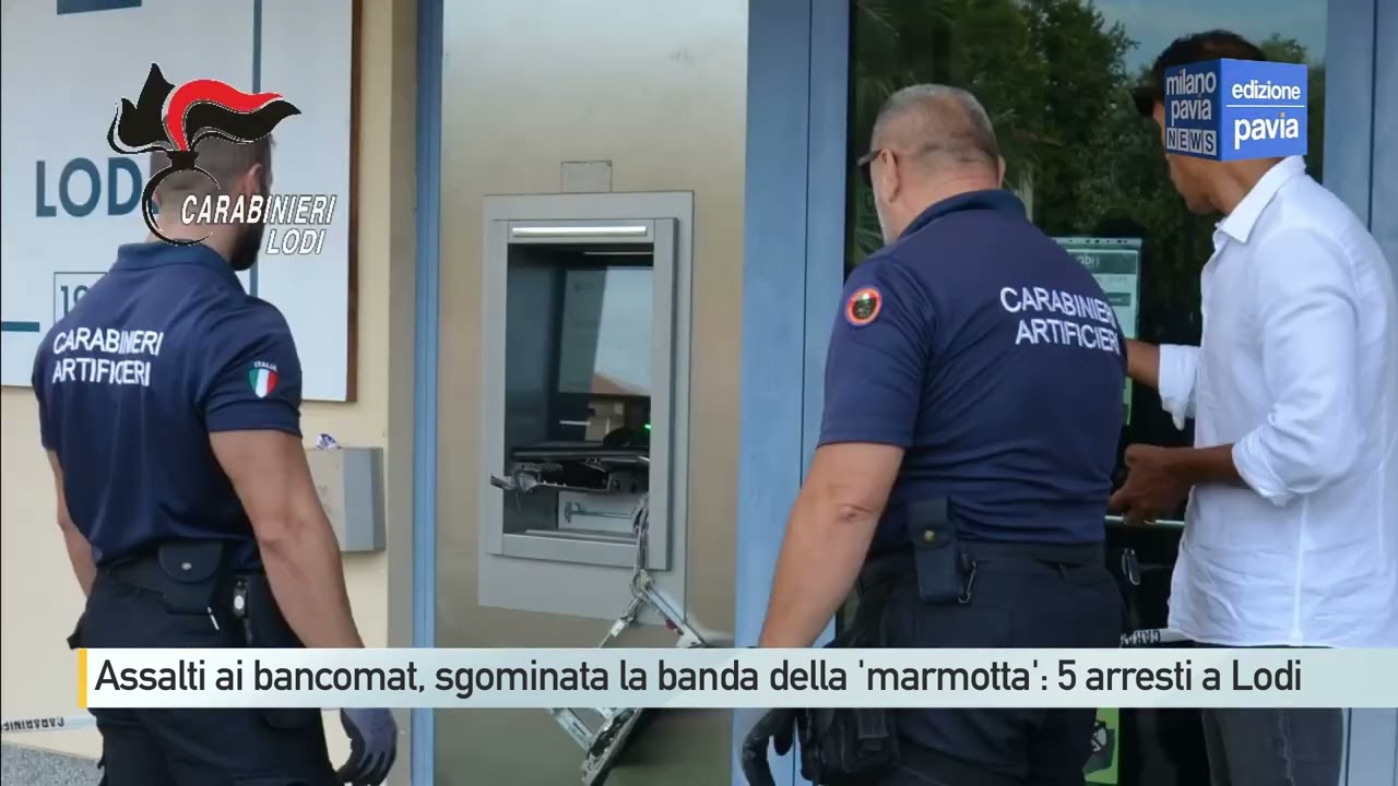 Assalti ai bancomat, sgominata la banda 'della marmotta': decine di colpi tra Pavia e Lodi