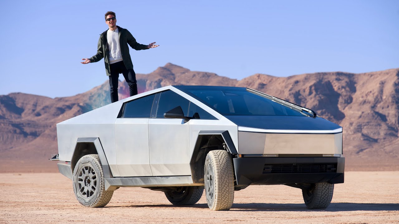 Je teste le Cybertruck de Tesla - J'en veux un !