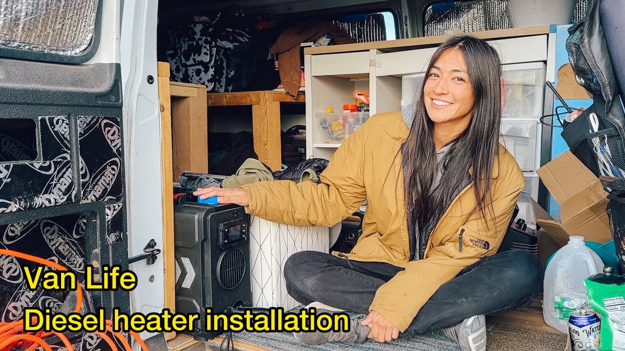Van Life: Установка дизельного обогревателя в мой фургон 🚐🔥