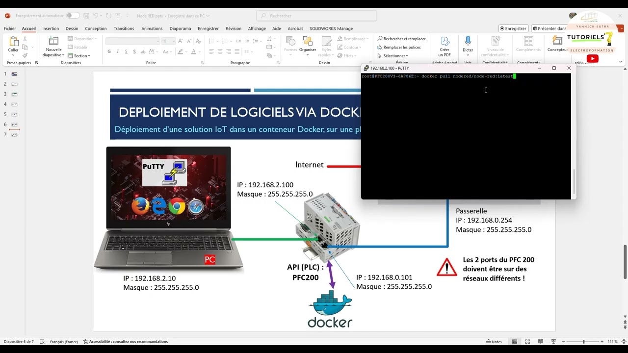 04 Installation de Node RED sur PFC200 (Tutoriel : Docker sur un API PFC200)