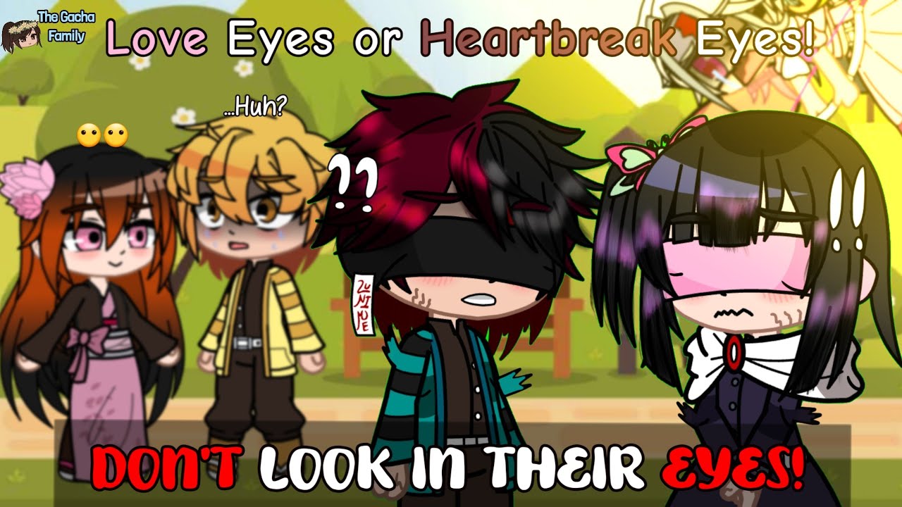 𝙆𝙉𝙔 // 💔Love Eyes Or Heartbreak Eyes?! 💔 // Gacha Club x Demon Slayer