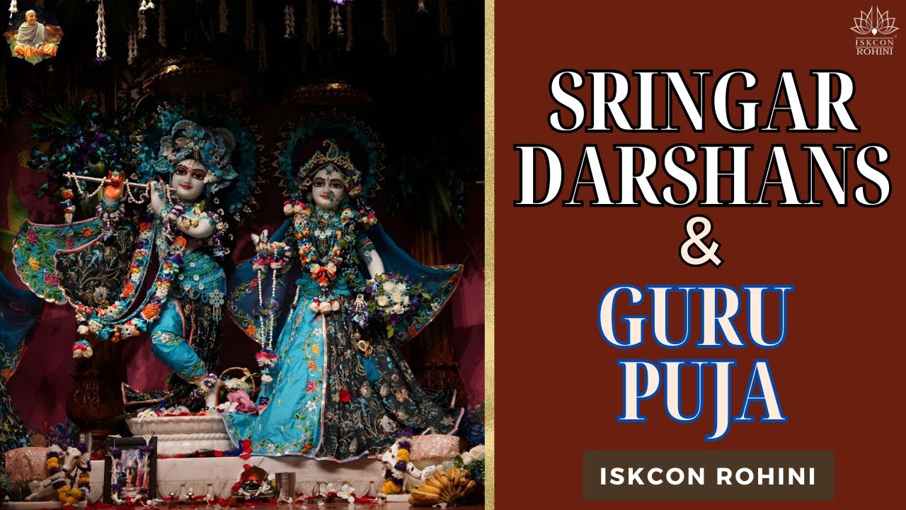 Sringar Darshans& Guru Puja   -- 02nd February 2026#iskconrohiniofficial