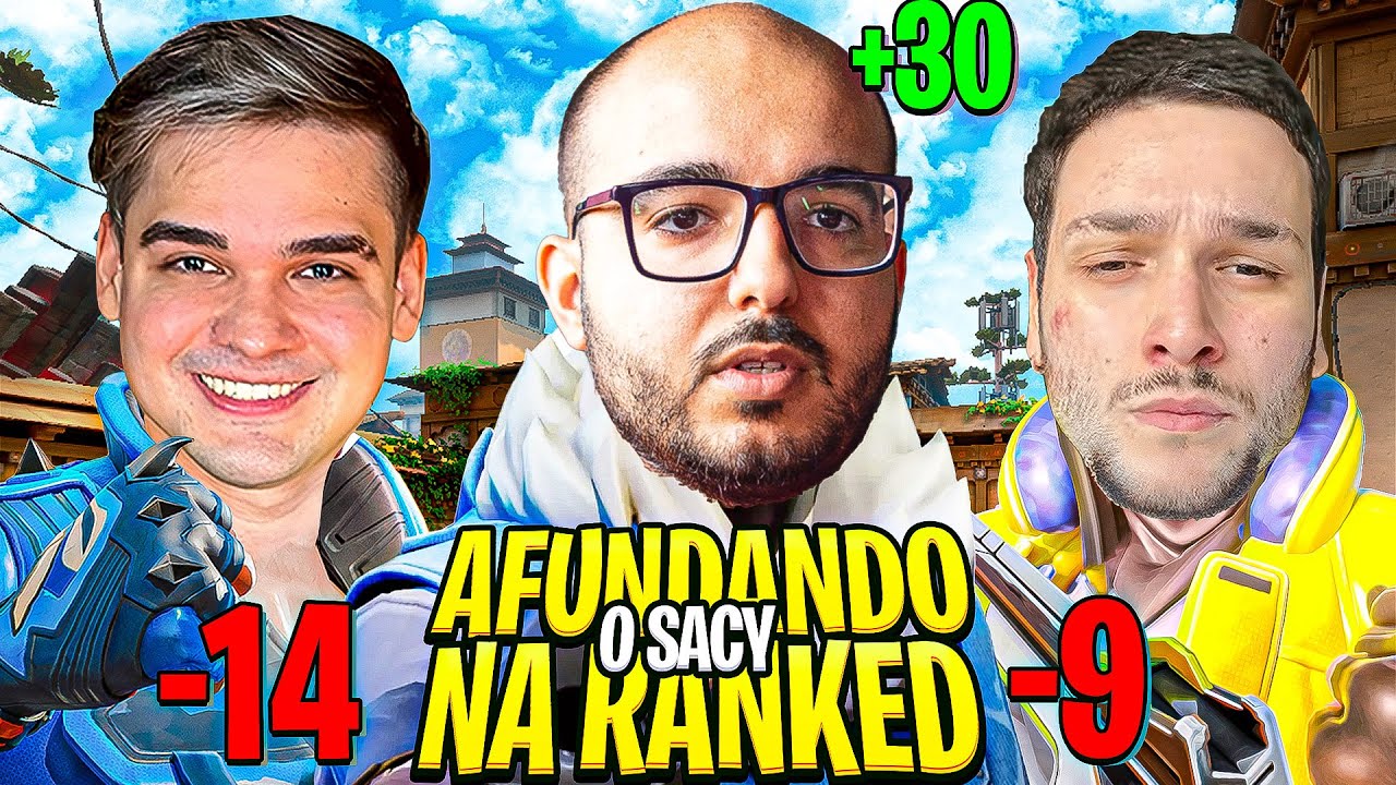 XAROLA e BLADEZ fizeram de tudo pra AFUNDAR O SACY na RANKED! 😂🤣