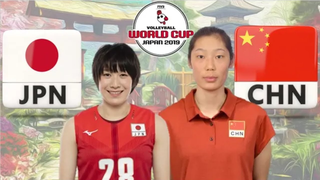 Japan vs China Volleyball Women World Cup 2019