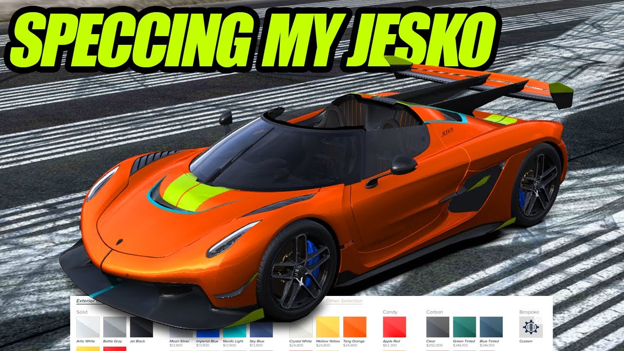 HELP US SPEC OUR KOENIGSEGG JESKO!