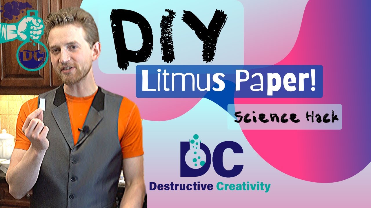 DIY Litmus Paper! - Ph strips you can make at home. Science hacks