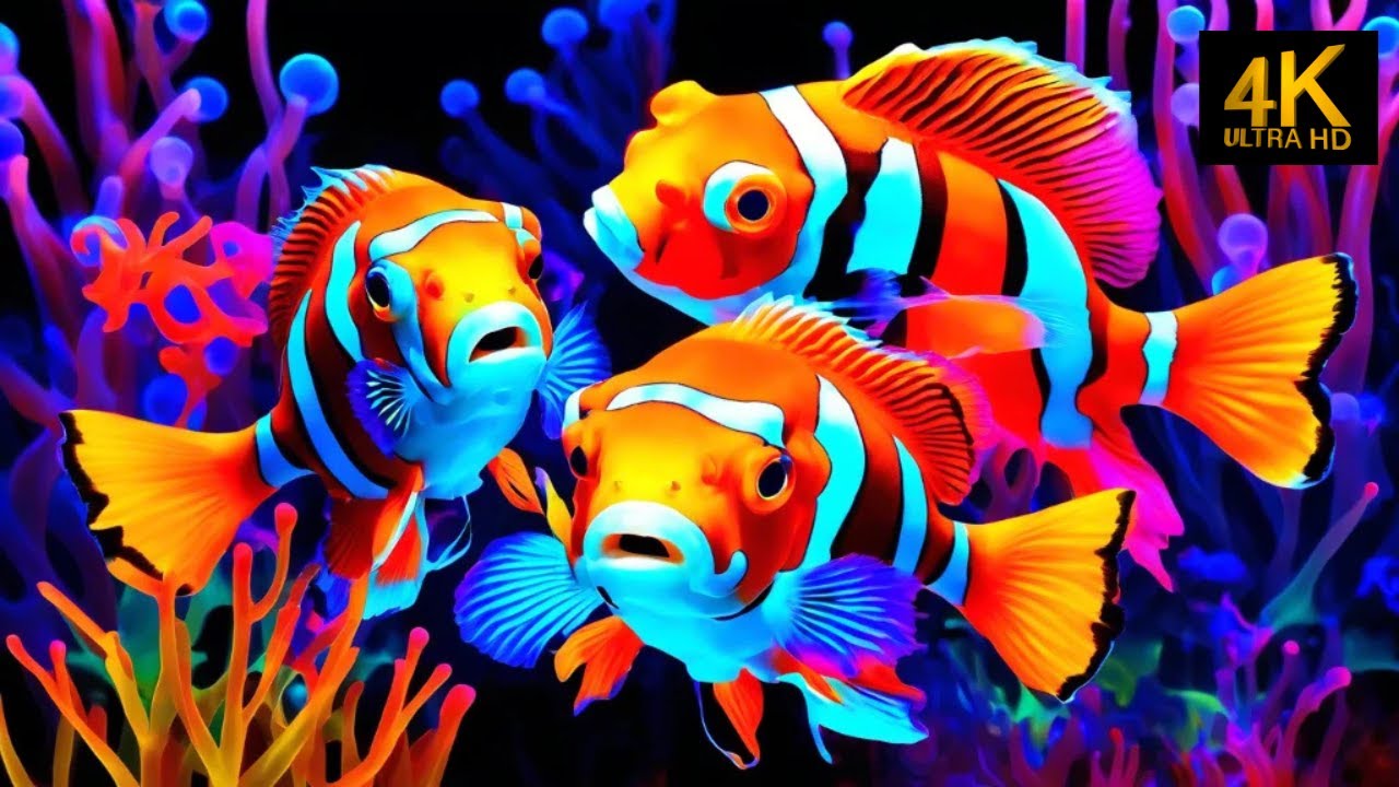 The Best 4K Aquarium – Soothing Jellyfish & Reef Fish with Sleep Music for Deep Relaxation