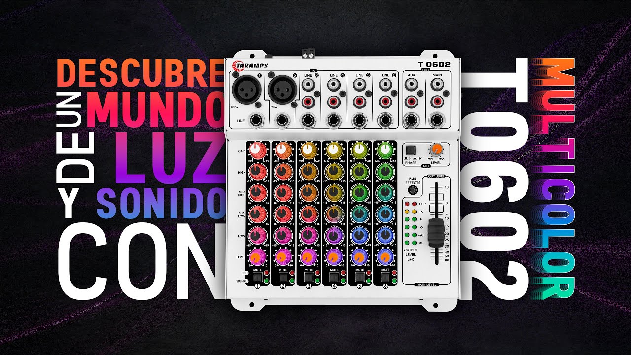 Mixer Taramps T 0602 Multicolor