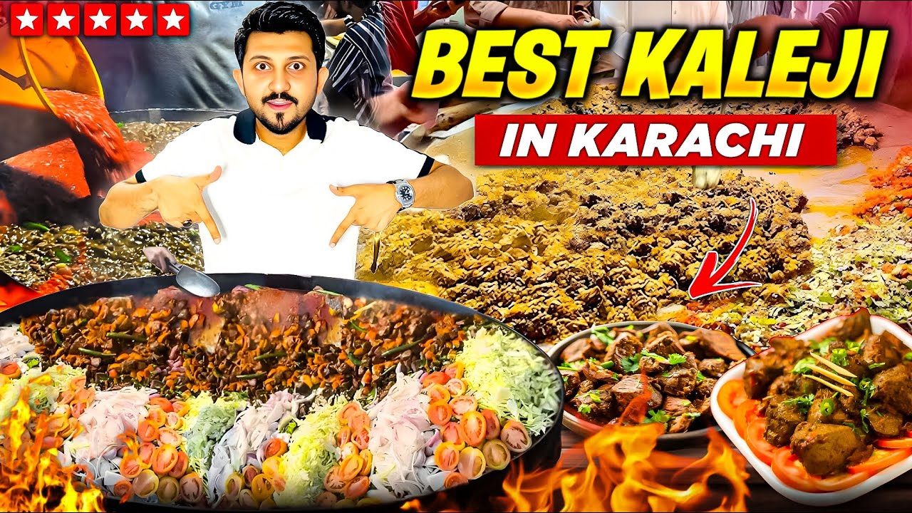 Trying The Best Tawa Kaleji (Liver) in Karachi || Liver Masala Recipe || Eid Special