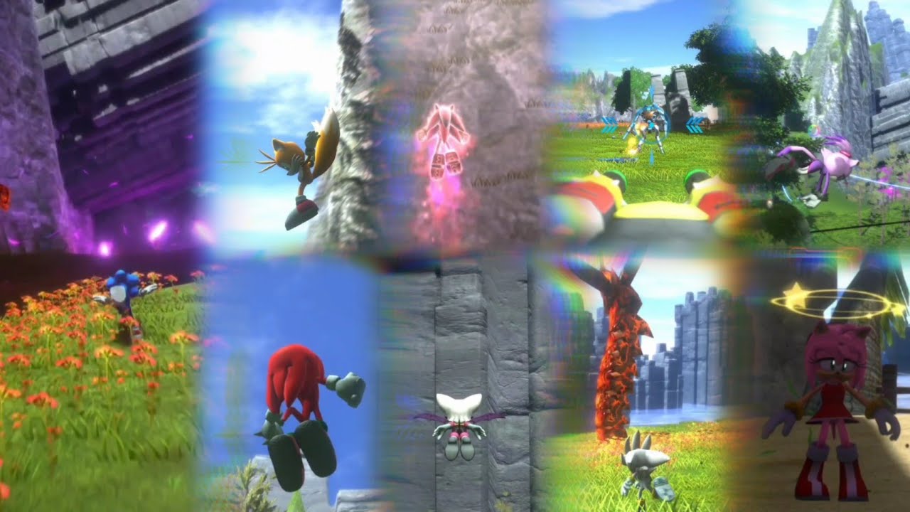 Sigil Archipielago (Frontiers-inspired stage) with All Characters in Sonic P-06
