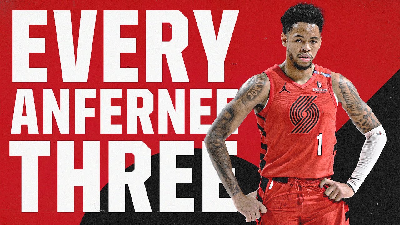 Every Anfernee Simons Three of the 2024-25 NBA Season! | Portland Trail Blazers