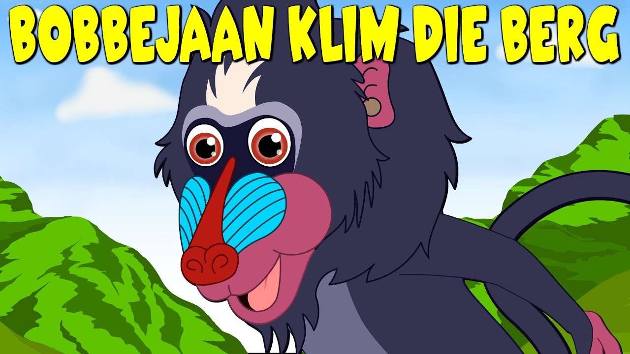 Bobbejaan Klim die Berg | Afrikaans Traditional Song for kids | Afrikaanse Kinderliedjies