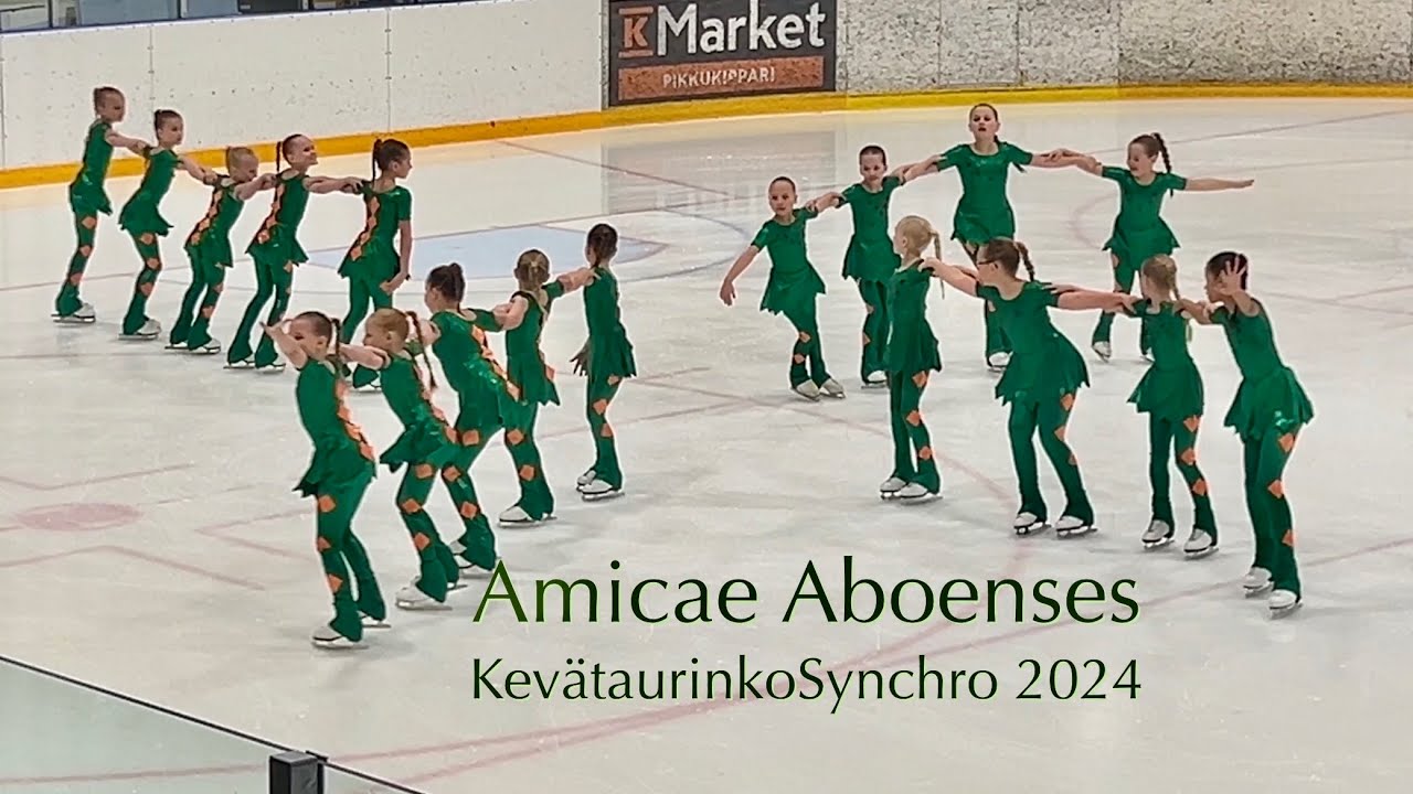 Amicae Aboenses - KevätaurinkoSynchro 2024 - Muodostelmaluistelu
