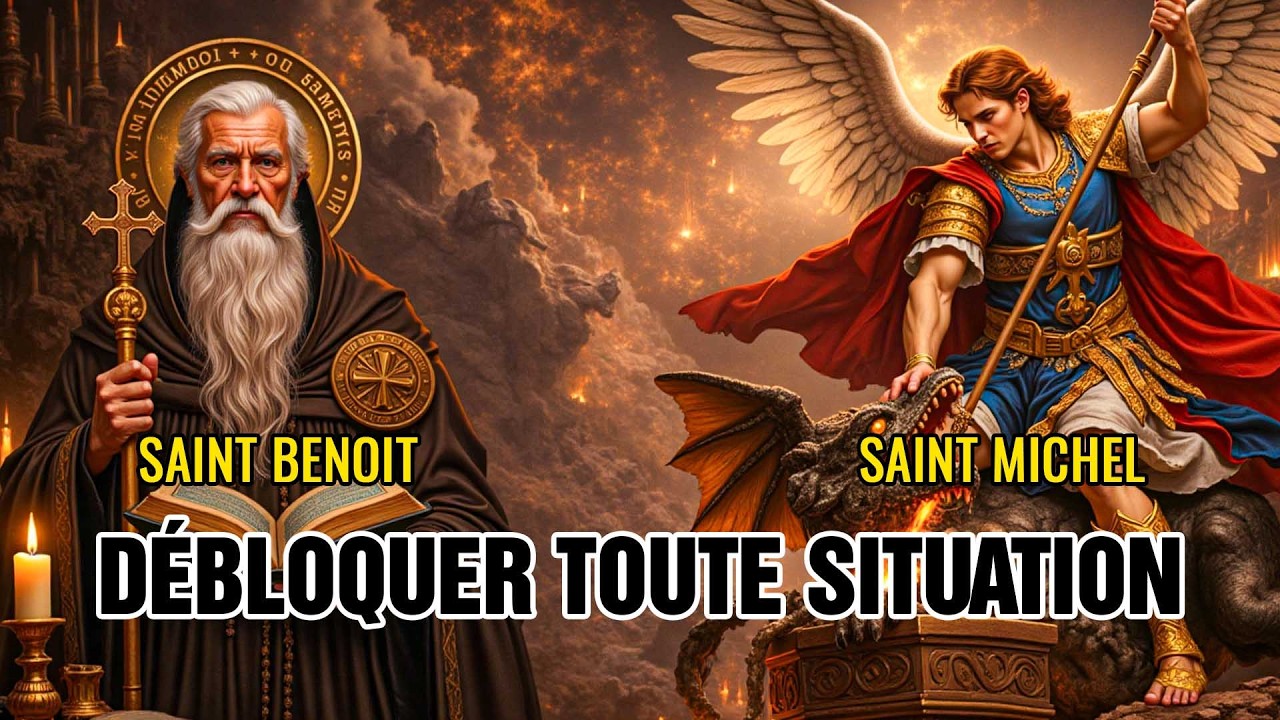CETTE PRIÈRE, PLUS RIEN NE SERA COMME AVANT ! SAINT MICHEL ARCHANGE et SAINT BENOÎT