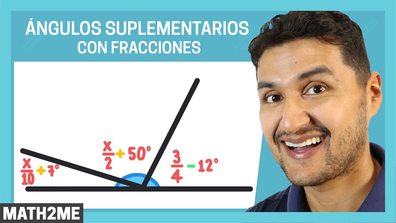 Ecuación con Ángulos Suplementarios con Fracciones | Ejercicio 1