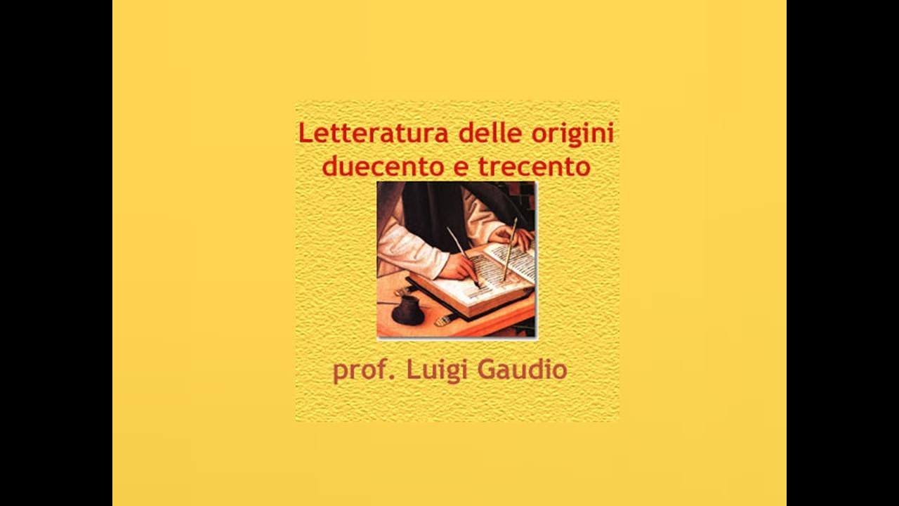 Le radici della letteratura italiana